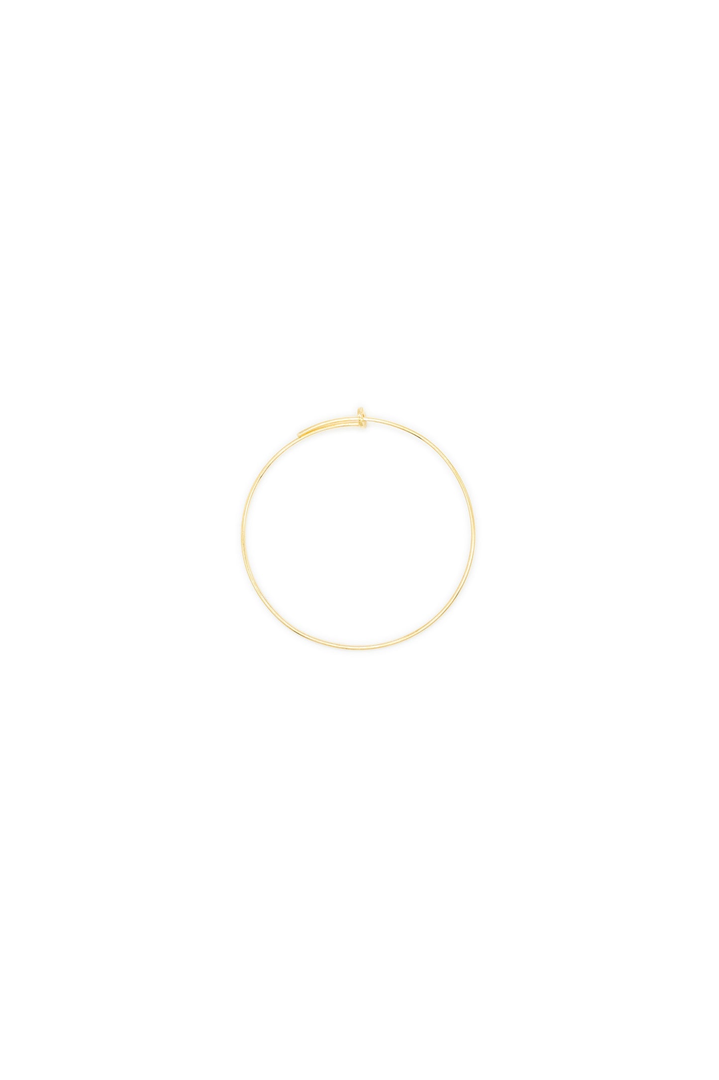 Orecchino HOOPS grande arg 925°°° placcato oro giallo 24k Ø 40 mm