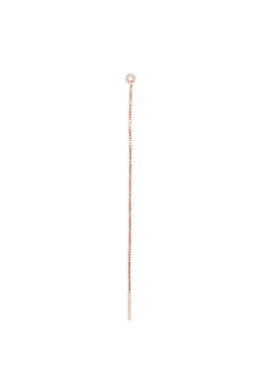 Orecchino FILO arg 925°°° placcato oro rosa 24k