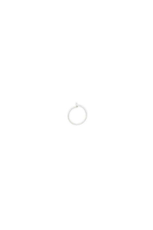 Orecchino HOOPS piccolo arg bianco 925°°°  Ø 16 mm