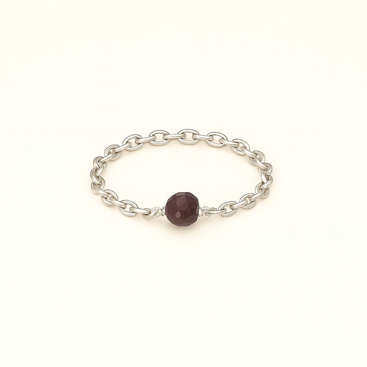 Anello catena argento 925°°°